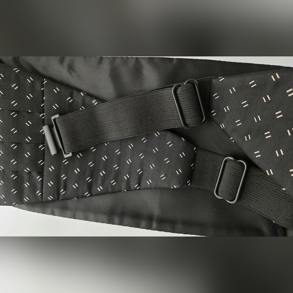 Geoffrey Beene Formal Wear 100% Silk Cummerbund Set Tie & Sash Pleated New - Picture 2 of 3